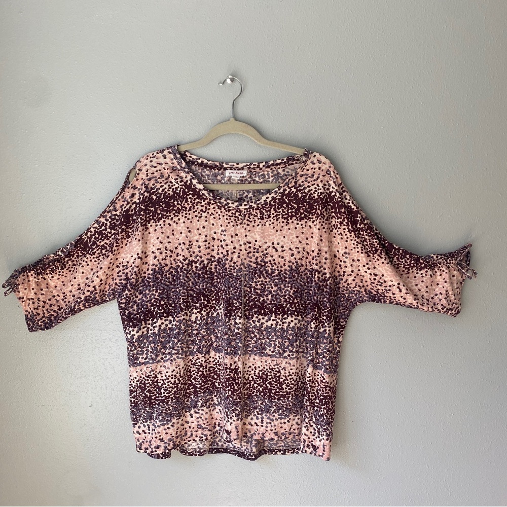 Pinkish boxy shirt